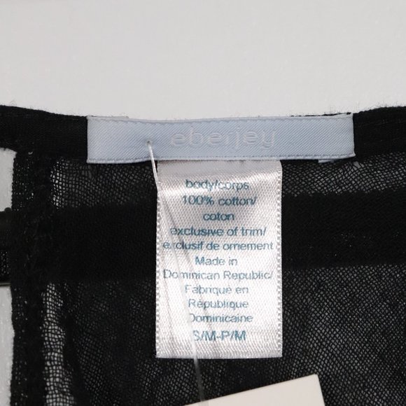 NWT Eberjey X Revolve Liberty Romper in Black Size S/M - Picture 13 of 13